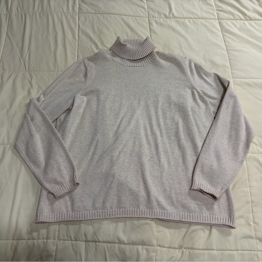 Woolrich Women's Cream Turtleneck Sweater